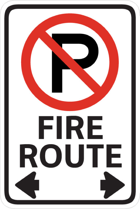 Parking and Regulation Signs 12x18